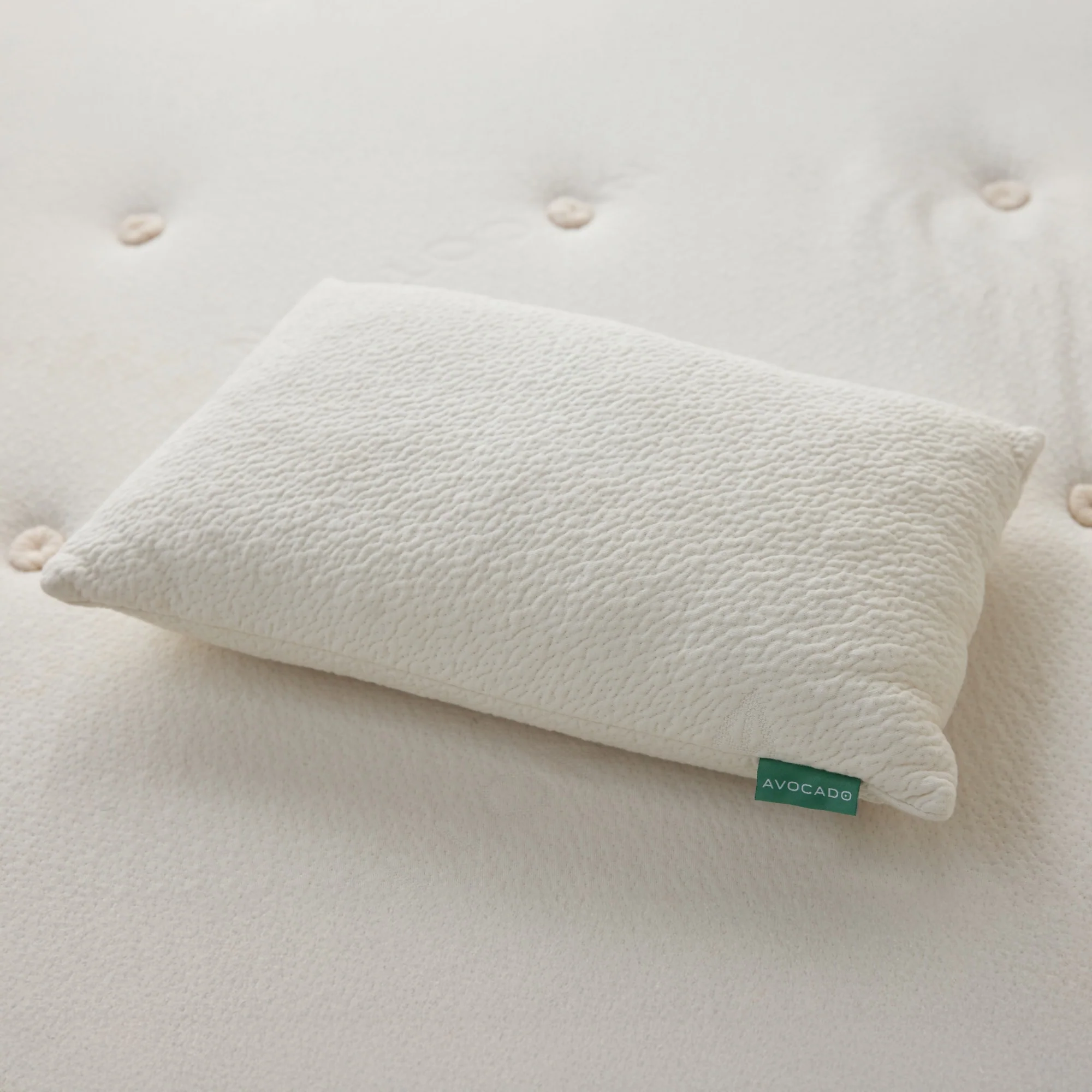 Avocado Organic Pillow with Natural Latex and Kapok Fill