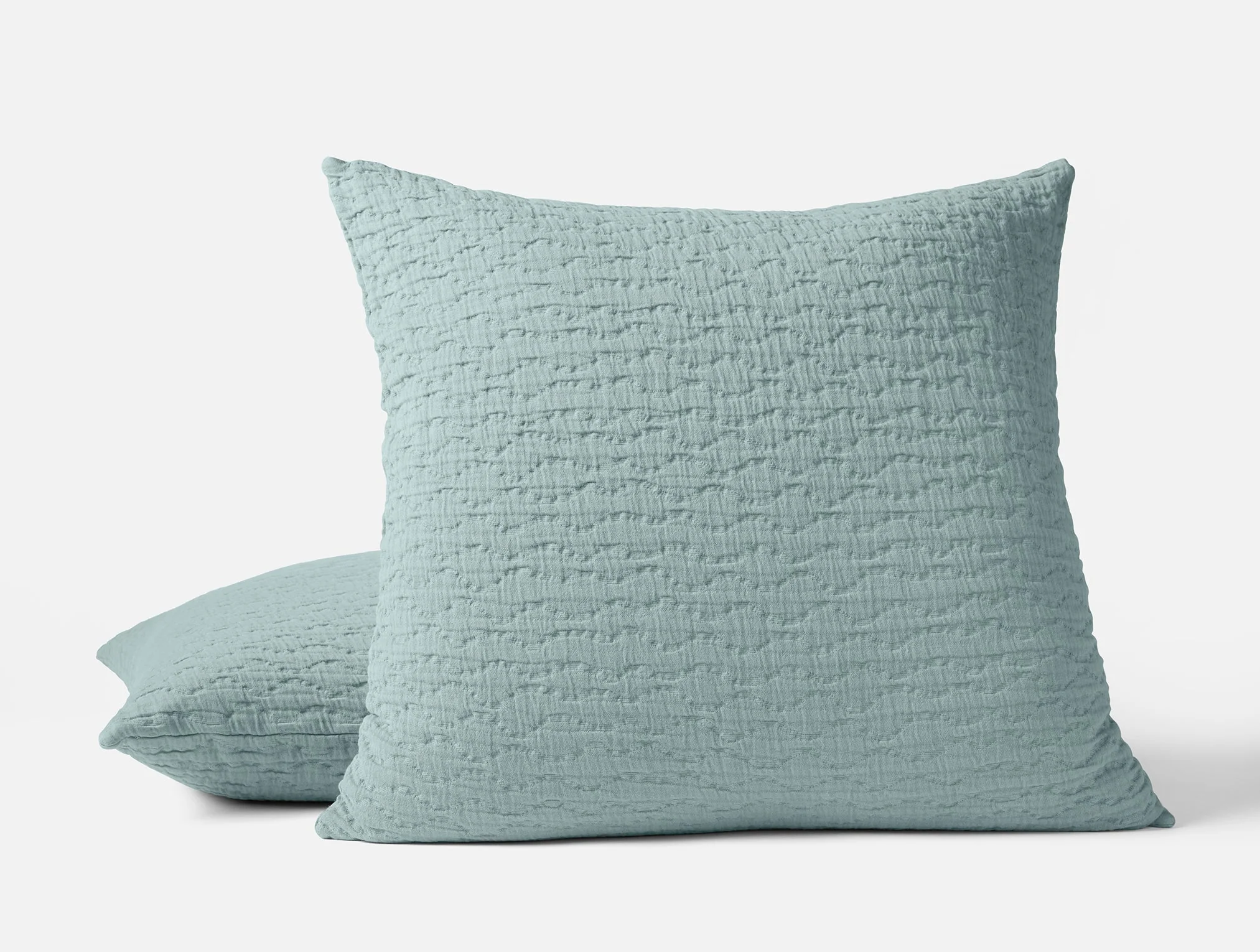 Coyuchi Pescadero Matelasse Organic Sham