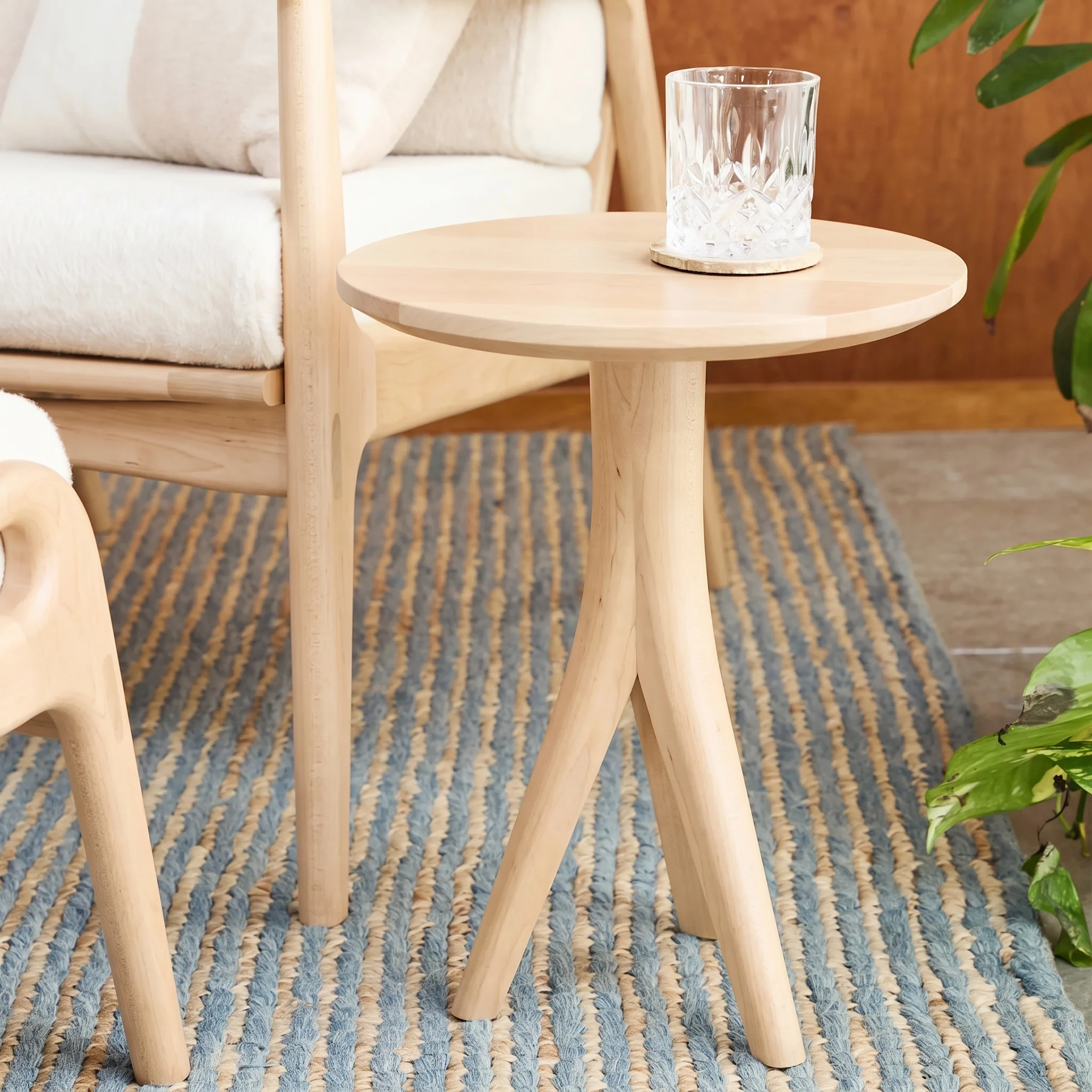 Wood Side Table - Image 7